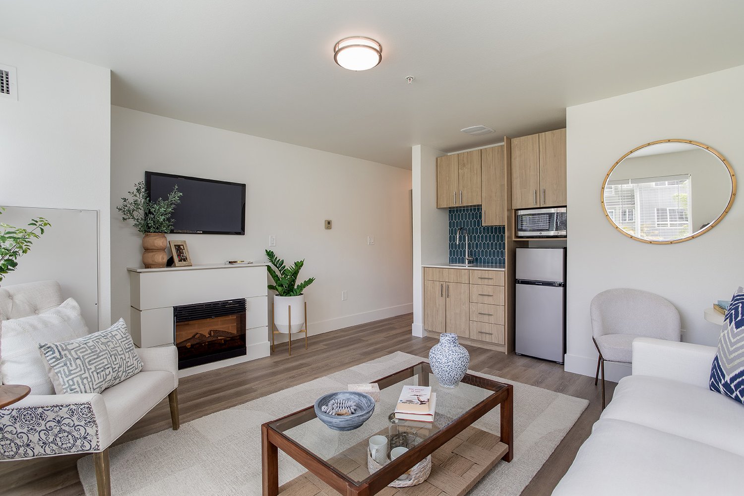 Modern living space renovation